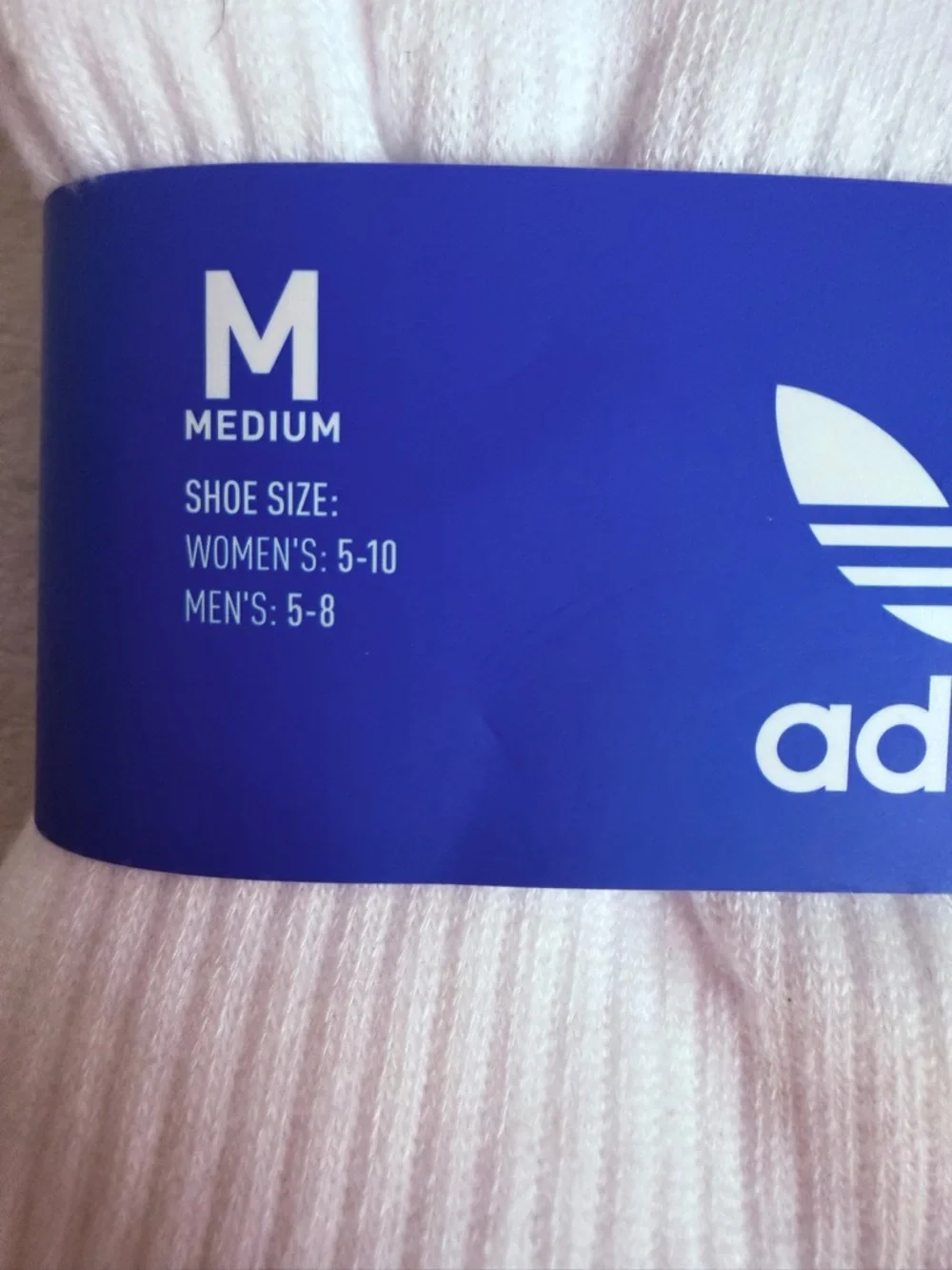 NWT Adidas 6-Pack Crew Socks — Black & White - Picture 4 of 5